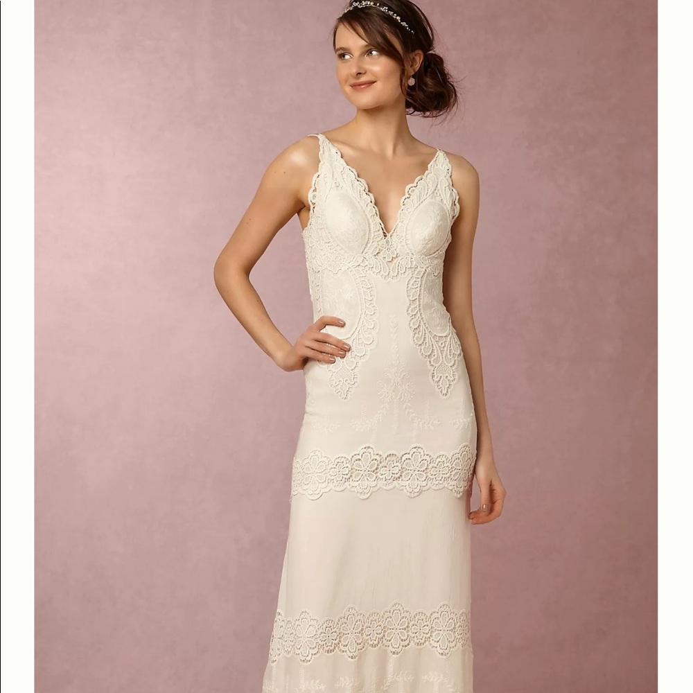 Anthropologie Catherine Dean BHLDN bohemian dress